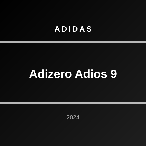 Adizero Adios 9